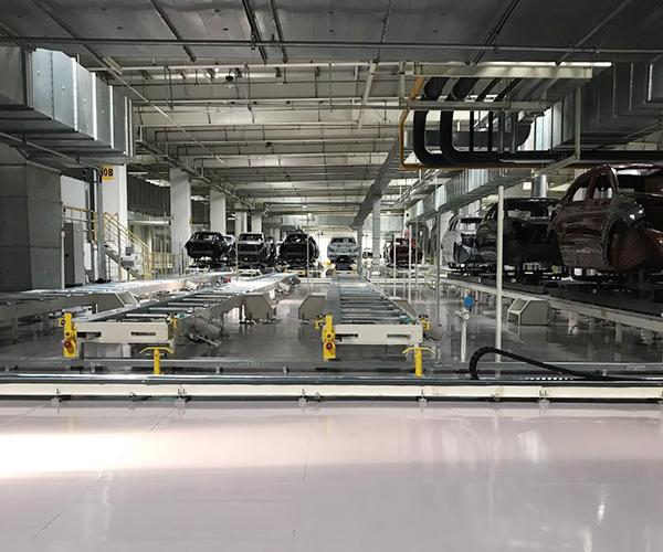 凯迪拉克工厂660平米钢结构平台